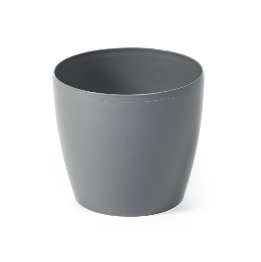Maceta de plástico Magnolia 13,5 cm gris