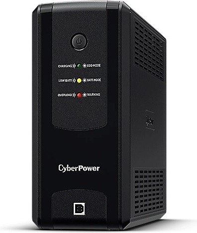 Fuente de alimentación de respaldo UPS CYBERPOWER UT1050EG-FR 1050 VA con AVR y protección RJ11/RJ45