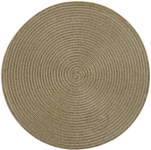 Mantel individual de paja dorada 38 cm