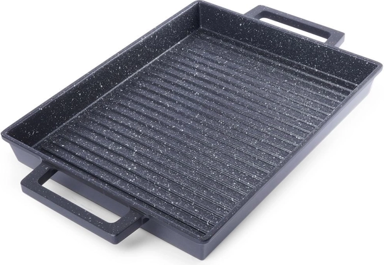 Plancha grill con revestimiento de granito 43 × 26 cm