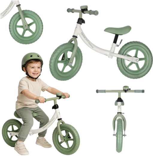 Bicicleta de equilibrio Trike Fix con timbre verde
