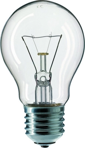 Bombilla E27 40 W 240 V transparente TES-LAMP