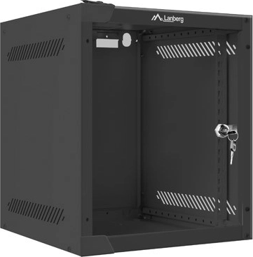 Armario de red mural 10'' 6U 280×310 mm negro LANBERG
