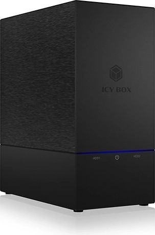 ICY BOX carcasa externa para disco duro con RAID para dos discos de 2,5'' o 3,5''