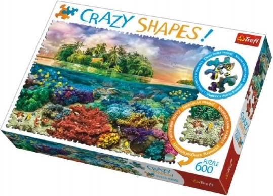 Puzzle 600 Crazy Shapes Isla tropical