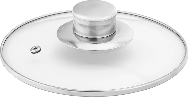 Tapa de vidrio con salida de vapor