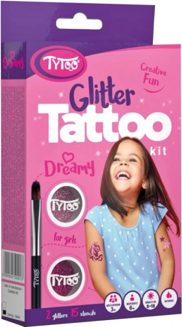 TyToo Dreamy – set para tatuajes brillantes para niñas