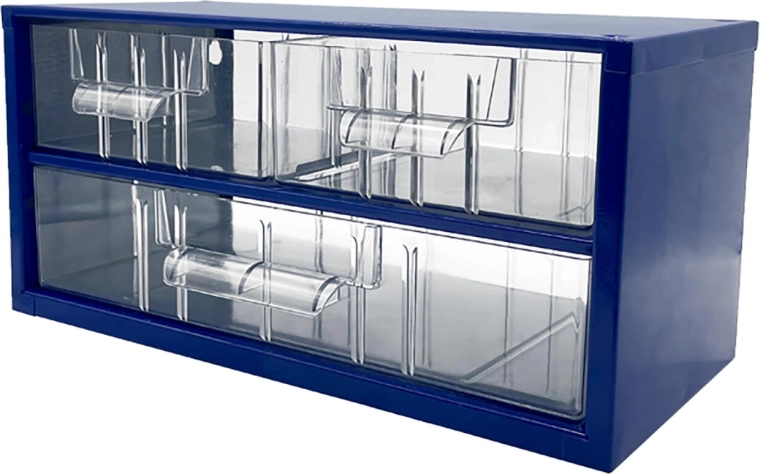 Organizador metálico con cajones 30,5 × 15 × 15,5 cm – TOKOZ