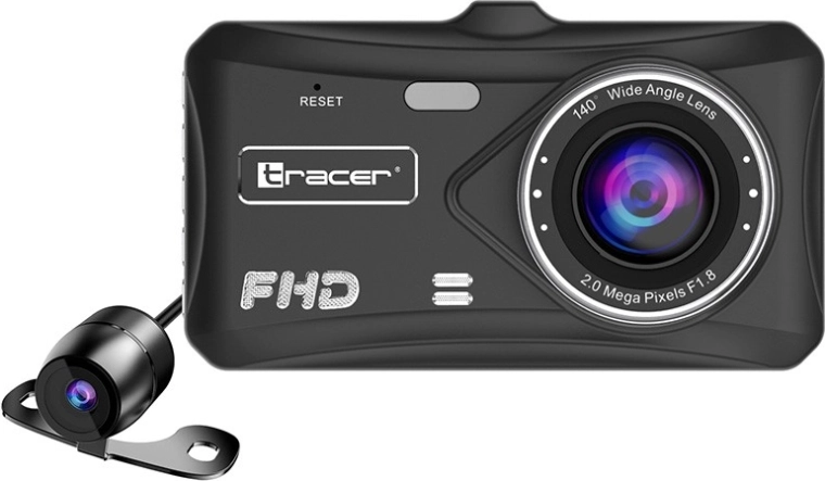 Cámara para coche TRACER 4TS FHD CRUX con cámara delantera y trasera