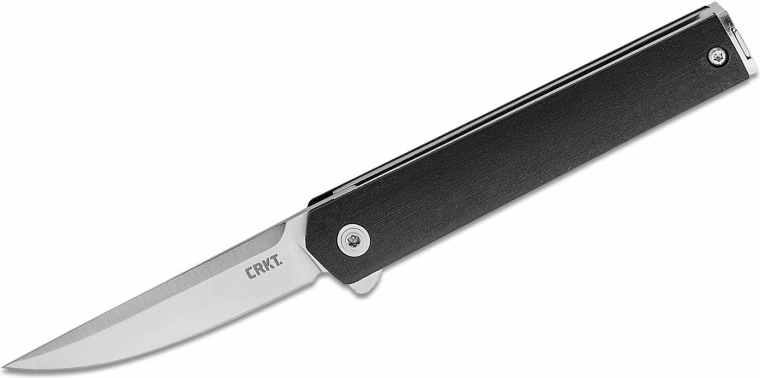 Navaja de bolsillo CRKT CEO Compact Black, 6,6 cm, negra, GRN