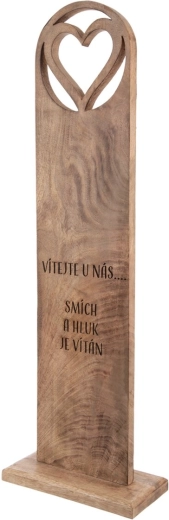 Tablero decorativo Mango «Bienvenidos a nuestro hogar» 80 cm