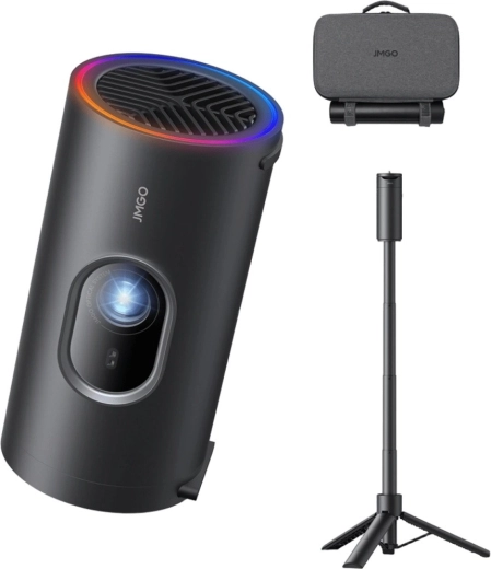JMGO PicoPlay+ (2. generación) proyector LED Full HD – pack con powerbank y trípode