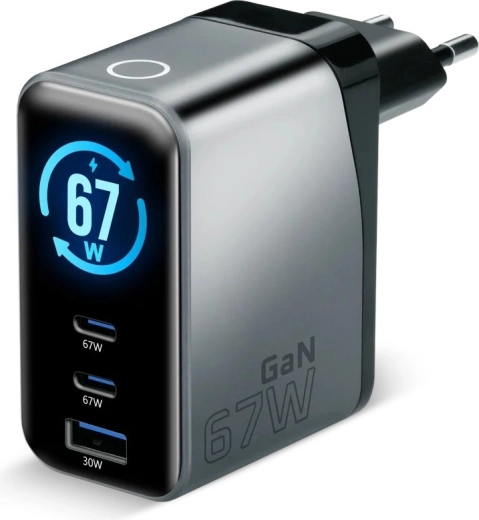 Potente carga rápida hasta 67 W