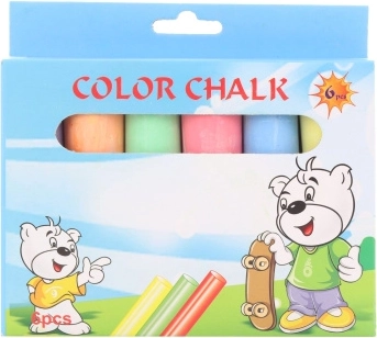 Tizas de colores para niños 6 uds