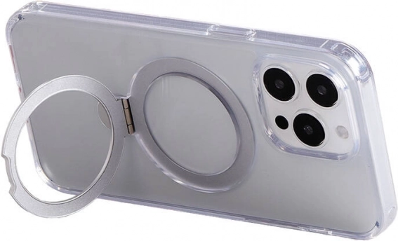 Funda magnética con soporte JOYROOM para iPhone 15 – transparente