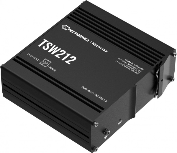 Switch industrial gestionable TSW212 con 2x SFP y 8x GbE L2/L3