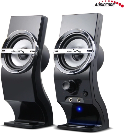 Altavoces para ordenador AUDIOCORE AC805 6 W USB negros