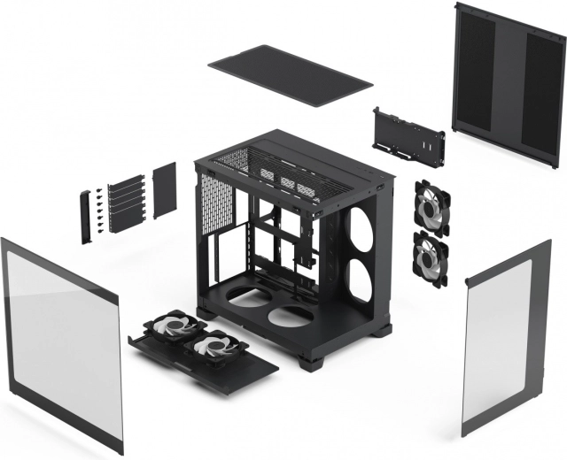 Lista para el rendimiento: GPU de hasta 412 mm y radiador de 360 mm