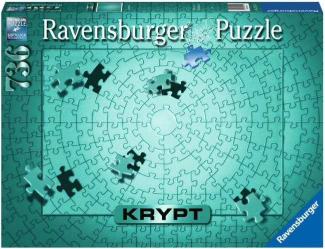 Puzzle Ravensburger Krypt Metallic Mint 736 piezas