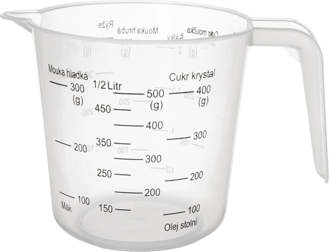 Jarra medidora de cocina de 500 ml