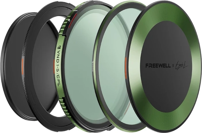 Kit de filtros variables ND/CPL Freewell Brandon Li de 86 mm