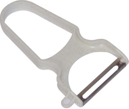 Pelador de cocina en forma de Y con hoja de acero inoxidable de 4 cm