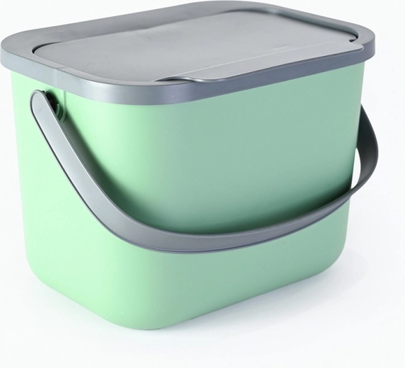 Cubo de cocina verde para residuos orgánicos 6 l