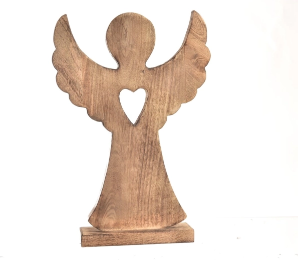 Ángel mango con corazón 37 cm