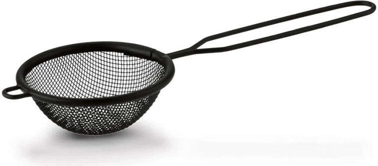 Colador de cocina 8 cm – negro, metálico