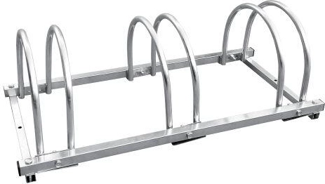 Soporte para 3 bicicletas, galvanizado, 800 × 370 × 265 mm
