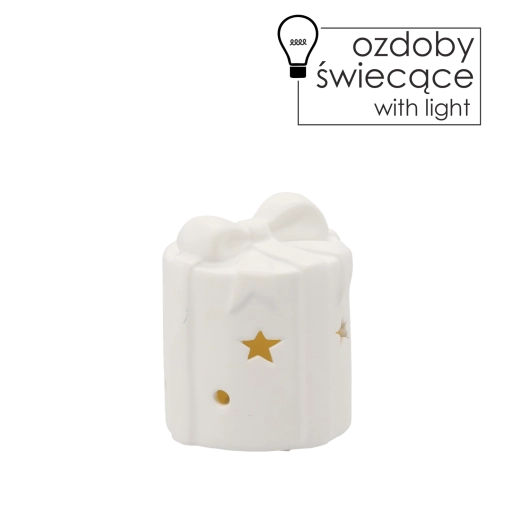 Figura navideña luminosa LED 8 × 8 × 9,5 cm