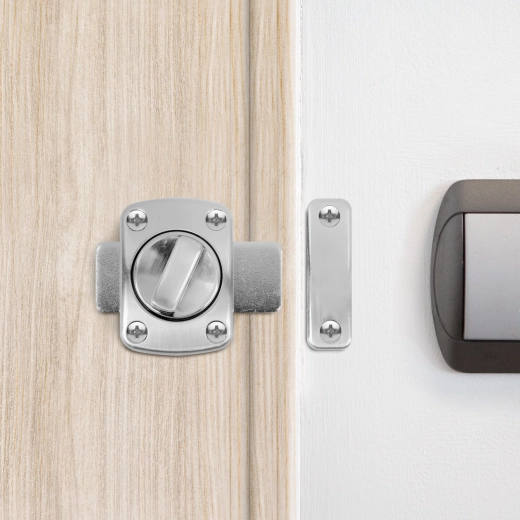 Cerradura de puerta de baño de aluminio