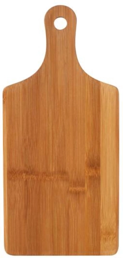 Tabla de cortar de madera con asa Provence de bambú 35 cm