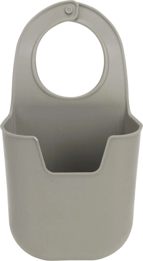 Organizador colgante para fregadero con esponja, gris