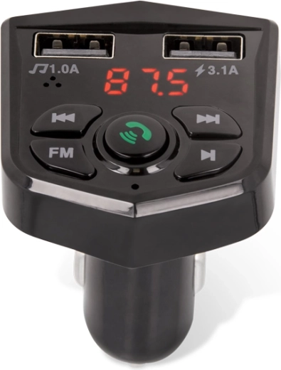 Transmisor FM Bluetooth para coche Maxlife MXFT-02