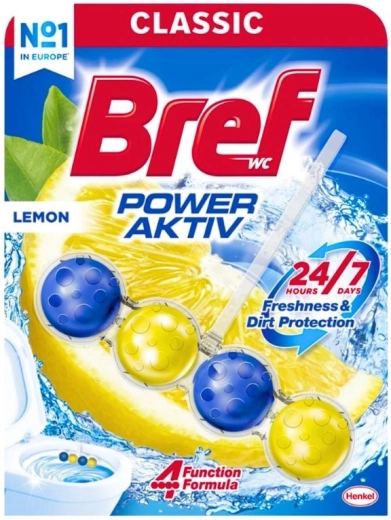 Bref Power Aktiv colgador para WC Lemon 50 g