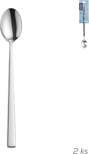 Cucharillas de cóctel de acero inoxidable Plain 2 uds