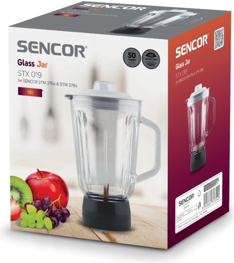 Batidora de vaso de vidrio Sencor STX 019