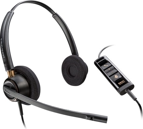Auriculares estéreo Poly EncorePro 525 USB-A