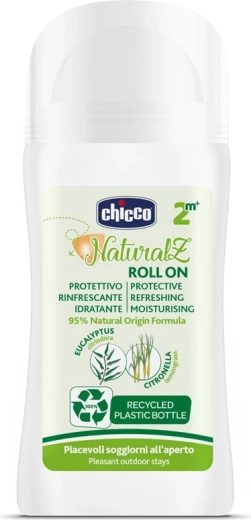 Chicco NaturalZ roll-on protector y refrescante contra los mosquitos 60 ml