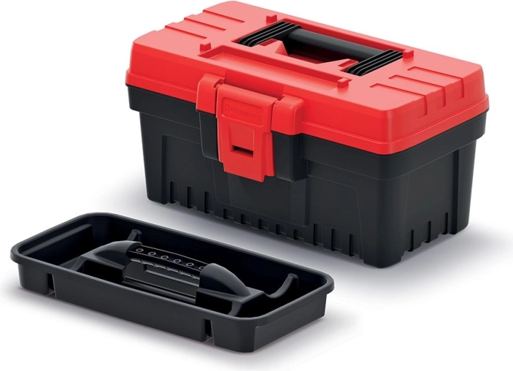 Maletín para herramientas EVO sin compartimentos 269 × 177 × 155 mm – rojo