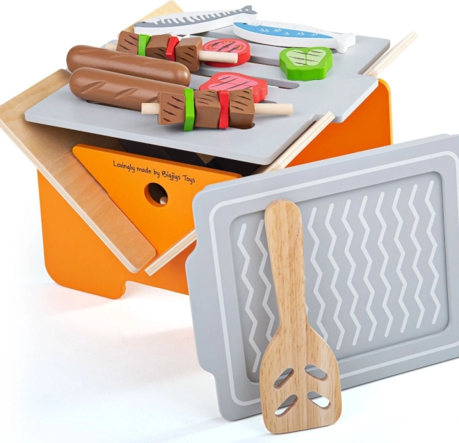 Parrilla de mesa de madera de Bigjigs Toys