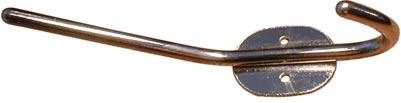 Percha de pared para abrigo Mono, 55 × 155 mm, níquel