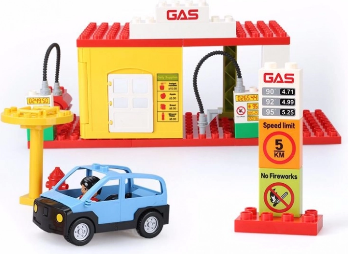 Gasolinera realista para juego de roles