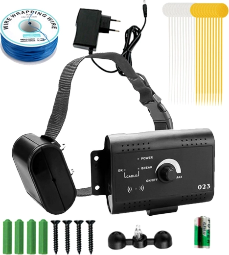 Valla electrónica para perros Renew Force con collar y cable de 200 m