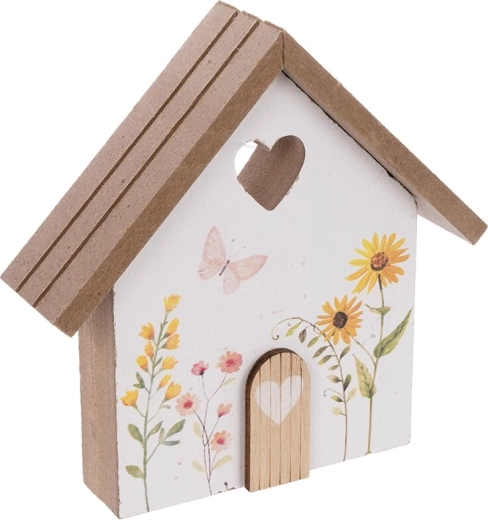 Casita decorativa de madera pradera