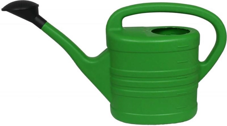 Regadera con rociador 10 l – plástico verde