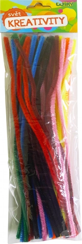 Limpiapipas de chenilla 40 uds – mix de colores, 30 cm