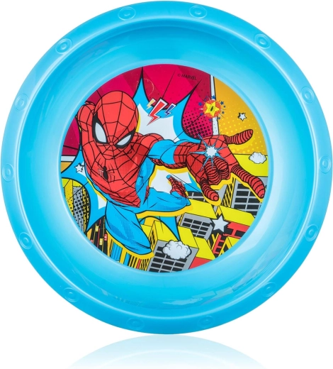 Cuenco infantil de plástico de 17 cm con motivo SPIDER-MAN