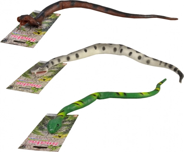 Serpiente de goma 60 cm